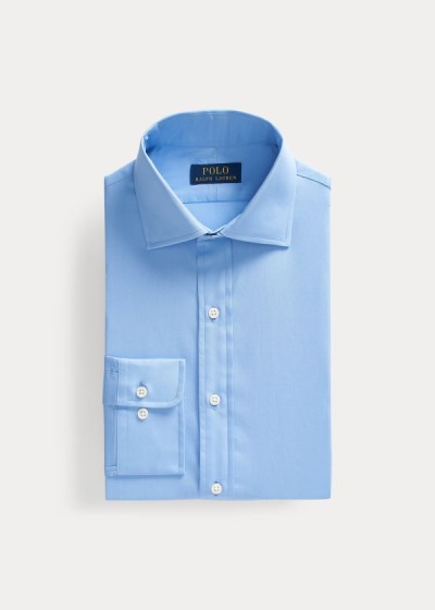 Camisa Polo Ralph Lauren Hombre Azules - Solid Poplin Regent - LABFY4237